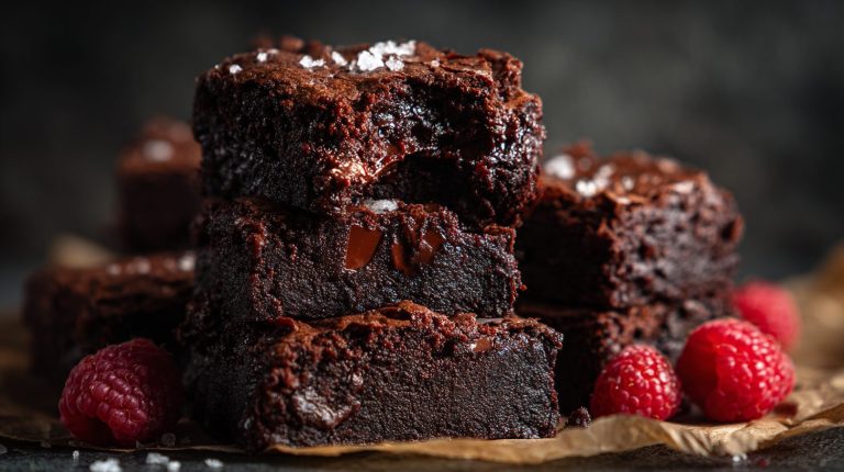 Fudgy Black Bean Brownies (Flourless, 5g Fiber)
