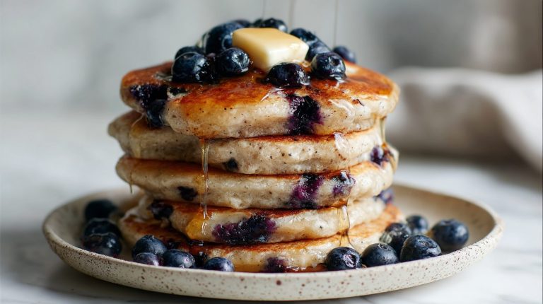 High-Fiber Pancakes That Are Actually Fluffy (9g a Stack)