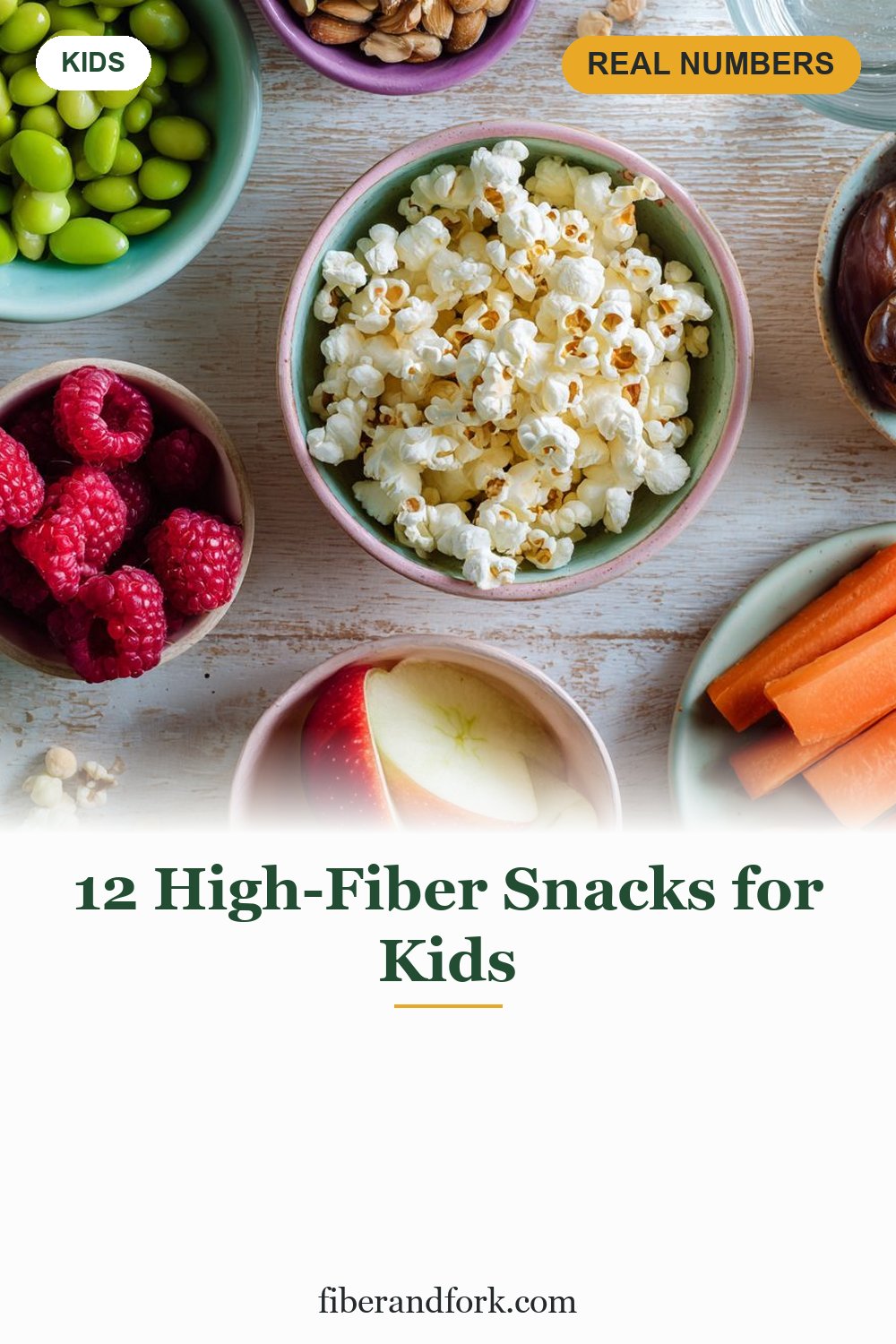 High-Fiber Snacks for Kids (And How Much They Actually Need)