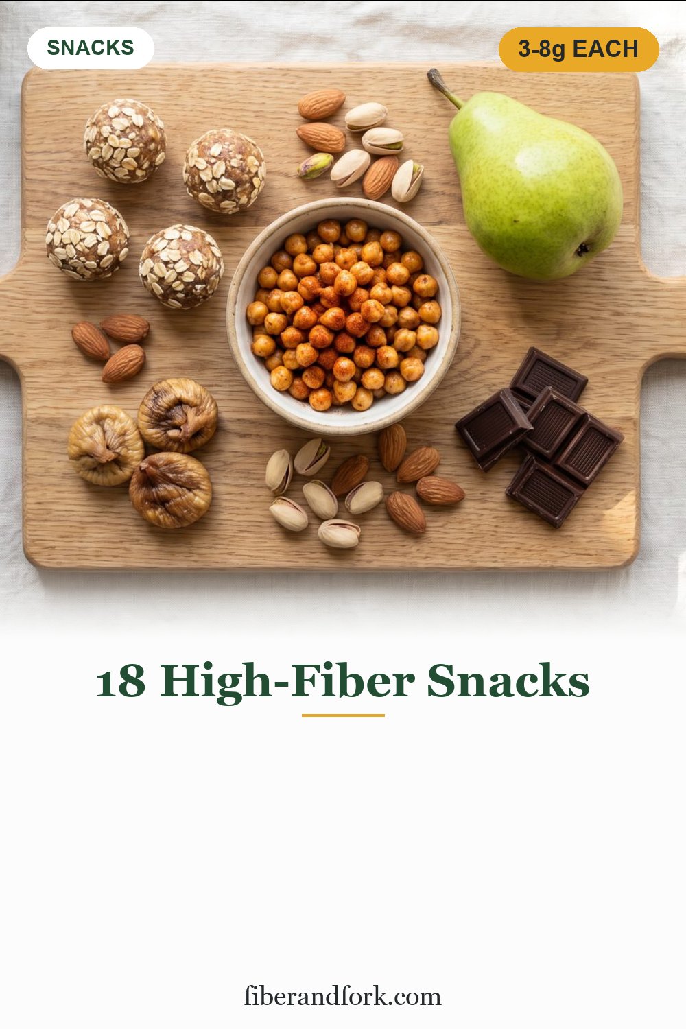 18 High-Fiber Snacks That Aren’t Sad Bran Bars