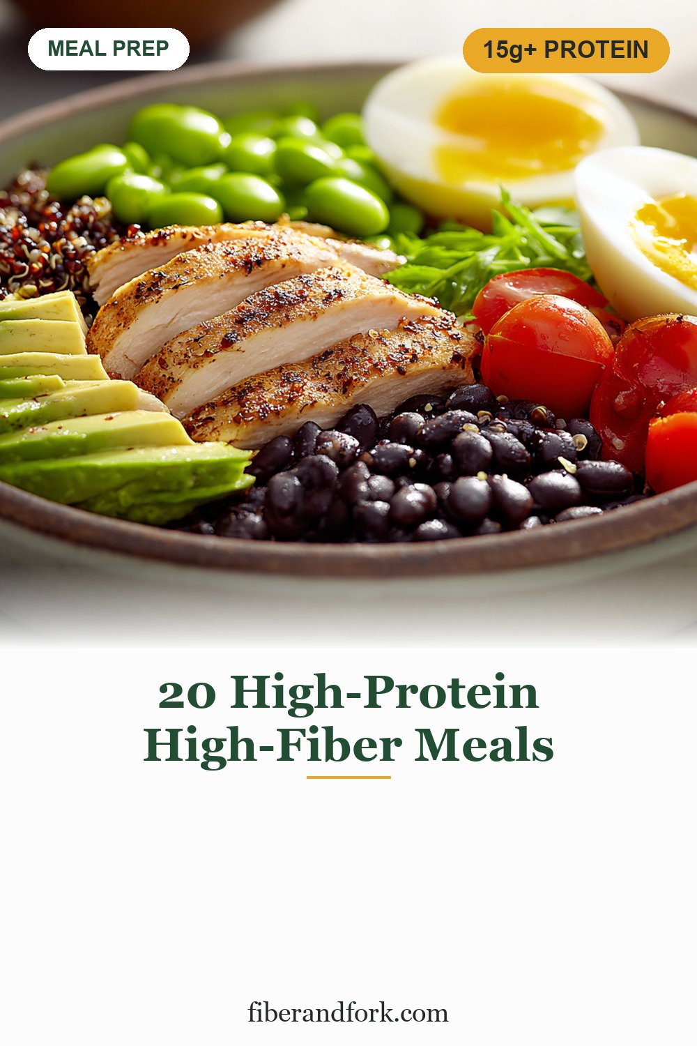 High-Protein, High-Fiber Foods and Meals (Ranked)