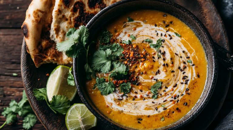 Creamy Red Lentil Dal (15g Fiber, One Pot)