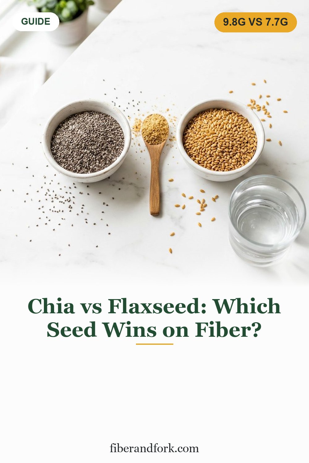Chia Seeds vs Flaxseed: Which Has More Fiber?