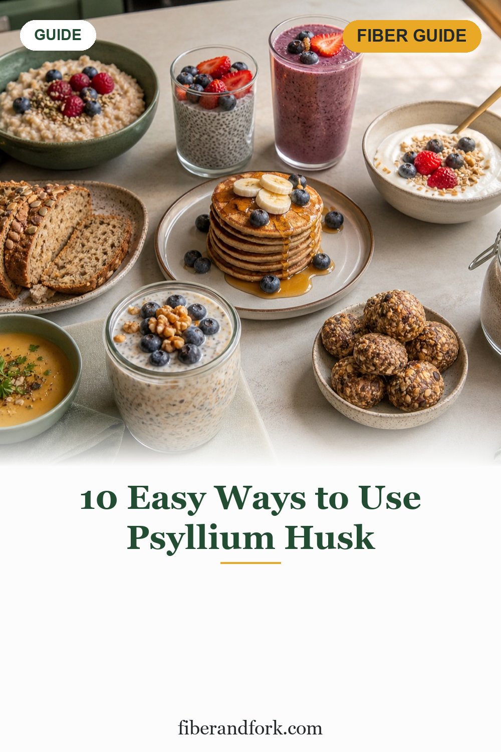 10 Easy Psyllium Husk Recipes That Make Adding Fiber Simple